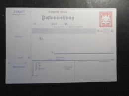 Bayern Mi. Postanweisung A 82/02 */ungebraucht - Gut Erhalten - Enteros Postales