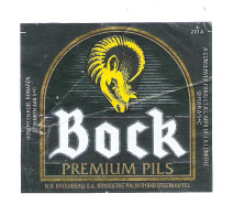 BROUWERIJ PALM - STEENHUFFEL - BOCK - PREMIUM PILS- (2 Scans)  -  BIERETIKET  (BE 076) - Beer