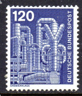 GERMANY - 1975 WEST GERMANY INDUSTRY 120 CHEMICAL PLANT FINE MNH ** SG 1749 - Ongebruikt