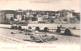 FR66 BANYULS SUR MER - Labouche 50 Précurseur - Femmes De Pêcheurs - Remaillage Des Filets - Animée - Belle - Visvangst