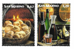 San Marino  2005 Mi.Nr. 2192 / 2193 , EUROPA CEPT / Gastronomie - Gestempelt / Fine Used / (o) - 2005