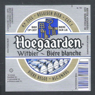 HOEGAARDEN  WIT  BIER  - 25 CL  - 1 BIERETIKET  (BE 083) - Bière