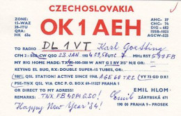 AK 213543 QSL - Czechoslovakia - Praha - Prosek - Radio Amateur