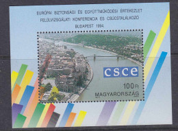 Hungary 1994 KSZE/OSCE M/s ** Mnh (ZO249) - European Ideas