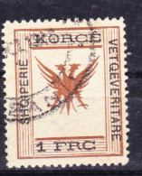 STAMPS-ALBANIA-KORCE-VETQEVERITATE-1917-USED-SEE-SCAN - Albania