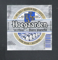 HOEGAARDEN  WIT  BIER  - 25 CL  - 1 BIERETIKET  (BE 094) - Beer