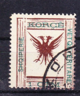 STAMPS-ALBANIA-KORCE-VETQEVERITATE-1917-USED-SEE-SCAN - Albania