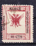 STAMPS-ALBANIA-KORCE-VETQEVERITATE-1917-USED-SEE-SCAN - Albania