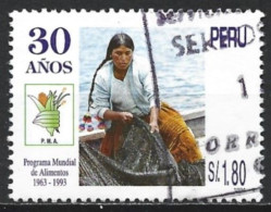 Peru 1995. Scott #1105 (U) World Food Program, 30th Anniv. (Complete Issue) - Perú