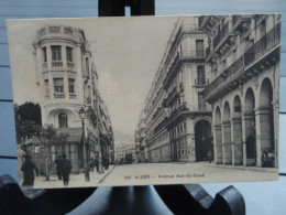 Cpa  ALGER Avenue Bab-el-Oued, Carte Non écrite - Algiers