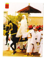 CPM Maroc SM Le Roi Hassan II Cérémonie D'allégeance - Marrakesh