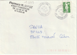 CAD    / N°  2790     47 - FRANCESCAS - Manual Postmarks