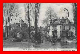 2 CPA (77) MONTIGNY-sur-LOING. Vue Du Village Vers Le Gué / Le Gué.*9050 - Other & Unclassified