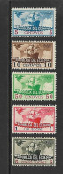 EQUATEUR 1935  BATEAUX YVERT N°PA36/40 NEUF MNH** - Boten