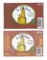 BRASSERIE DE BRUNEHAUT - RONGY - ABBAYE DE ST-AMAND -  2 BIERETIKETTEN  (BE 057) - Beer