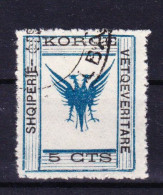 STAMPS-ALBANIA-KORCE-VETQEVERITATE-1917-USED-SEE-SCAN - Albania