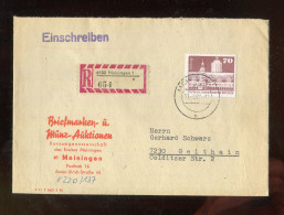 "DDR" 1981, Mi. 1881 EF Auf Reco-Brief Ex Meiningen (L2087) - Brieven En Documenten