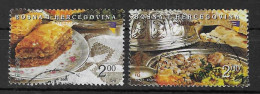 Bosnien Herzegowina  2005 Mi.Nr. 389 / 390, EUROPA CEPT / Gastronomie - Gestempelt / Fine Used / (o) - 2005