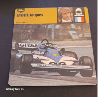 Fiches Illustrées  **  Sport Automobile ** Jacques Laffite - Deportes