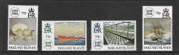 ILES FALKLAND 1988 LLOYD-BATEAUX  YVERT N°496/499 NEUF MNH** - Ships