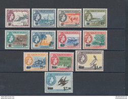 1962 BRITISH VIRGIN ISLANDS - SG N. 162/173 - 12 Valori - MNH** - Otros & Sin Clasificación