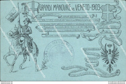 Cb19 Cartolina  Militare Grandi Manovre Nel Veneto 1903 Www1 1 Guerra - Franchise