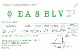 AK 213565 QSL - Spain - Los Realejos - Tenerife - Canarias - Radio Amatoriale