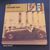 Fiches Illustrées  **  Sport Automobile **  Nuvolari Tazio - Sports