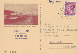 Luxembourg - Luxemburg - Carte-Postale  1970  -  60ième Anniversaire De La Semaine D'aviation 7.6.1910 , Mondorf - Ganzsachen