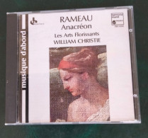 CD Jean Philippe RAMEAU Anacreon - Opéra & Opérette