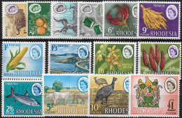 1966-67 Rhodesia Pictorial 14v. MNH SG N. 374/87 - Otros & Sin Clasificación