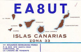 AK 213573 QSL - Spain - La Laguna De Tenerife - Islas Canarias - Radio Amateur