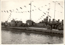 Photographie Photo Vintage Snapshot Amateur Marine Nationale Sous Marin  - Oorlog, Militair