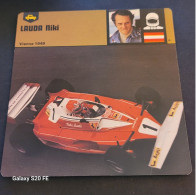 Fiches Illustrées  **  Sport Automobile **  Lauda Niki - Sport