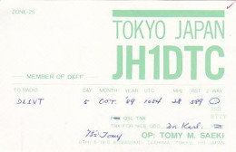 AK 213576 QSL - Japan - Tokyo - Amateurfunk