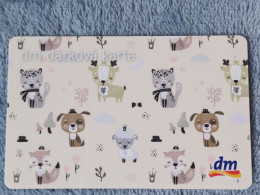 GIFT CARD - CZECH REPUBLIC - DM 01 - DOG - CAT - FOX - Gift Cards