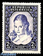 Austria 1952 International Correspondence Club 1v, Unused (hinged) - Ongebruikt