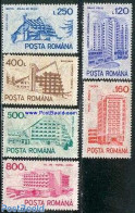 Romania 1991 Hotels 6v, Mint NH, Various - Hotels - Tourism - Art - Modern Architecture - Ungebraucht