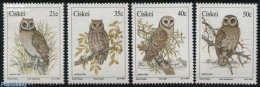 Ciskei 1991 Owls 4v, Mint NH, Nature - Birds - Owls - Ciskei