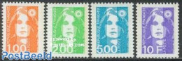 France 1990 Definitives 4v, Mint NH - Ungebraucht