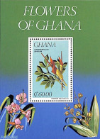 Ghana 1984 Flowers S/s, Mint NH, Nature - Flowers & Plants - Altri & Non Classificati