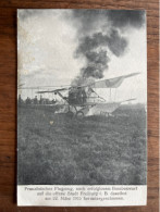 Avion Français - Franz. Flugzeug Nach Erfolglosem Bombenwurf Auf Die Stadt Freiburg I. B. Am 22. März 1915 - War 1914-18