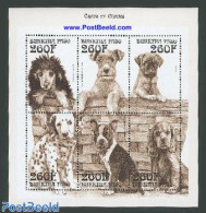 Burkina Faso 1999 Dogs 6v M/s, (6x260F), Mint NH, Nature - Dogs - Altri & Non Classificati