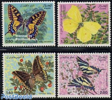 Algeria 1981 Butterflies 4v, Mint NH, Nature - Butterflies - Flowers & Plants - Neufs