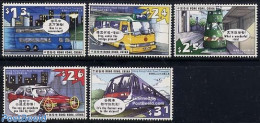 Hong Kong 1999 Traffic 5v, Mint NH, Transport - Automobiles - Railways - Nuovi