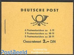 Germany, DDR 1960 5 Years Plan Booklet, Mint NH, Stamp Booklets - Ungebraucht