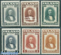 Iceland 1944 Republic Proclamation 6v, Mint NH - Unused Stamps