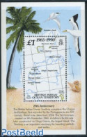 British Indian Ocean 1990 B.I.O.T. 25th Anniversary S/s, Mint NH, Nature - Various - Birds - Shells & Crustaceans - Tr.. - Maritiem Leven