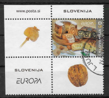 Slowenien / Slovenija  2005   Mi.Nr. 537, EUROPA CEPT / Gastronomie - Mit Zierfeld - Gestempelt / Fine Used / (o) - 2005