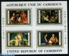 Cameroon 1976 Christmas S/s, Mint NH, Religion - Christmas - Paintings - Rubens - Noël